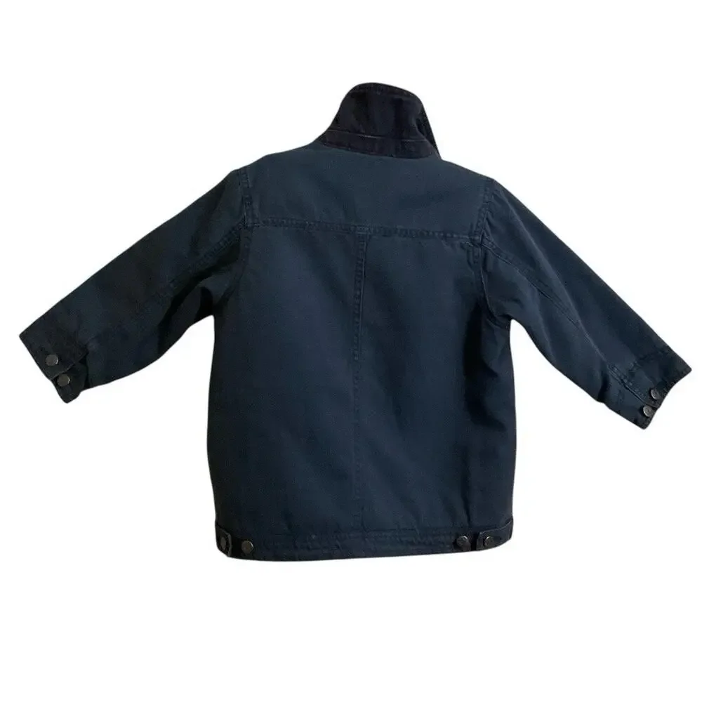 The Children's‎ Place Navy Blue Jacket Kids Size 3T Blue Fleece Lining